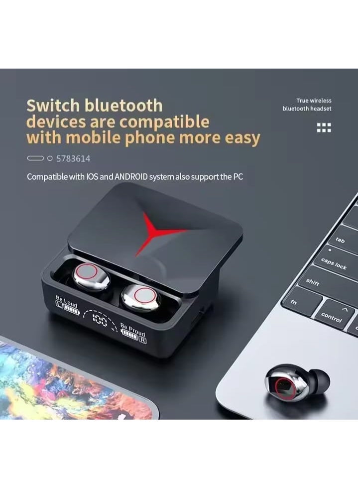 سماعة رأس بلوتوث، جودة صوت فائقة، شاشة LED - Image 4